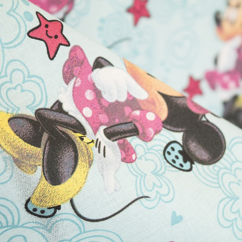 Tela Infantil Fashion Minie Turquesa - Ribes y Casals