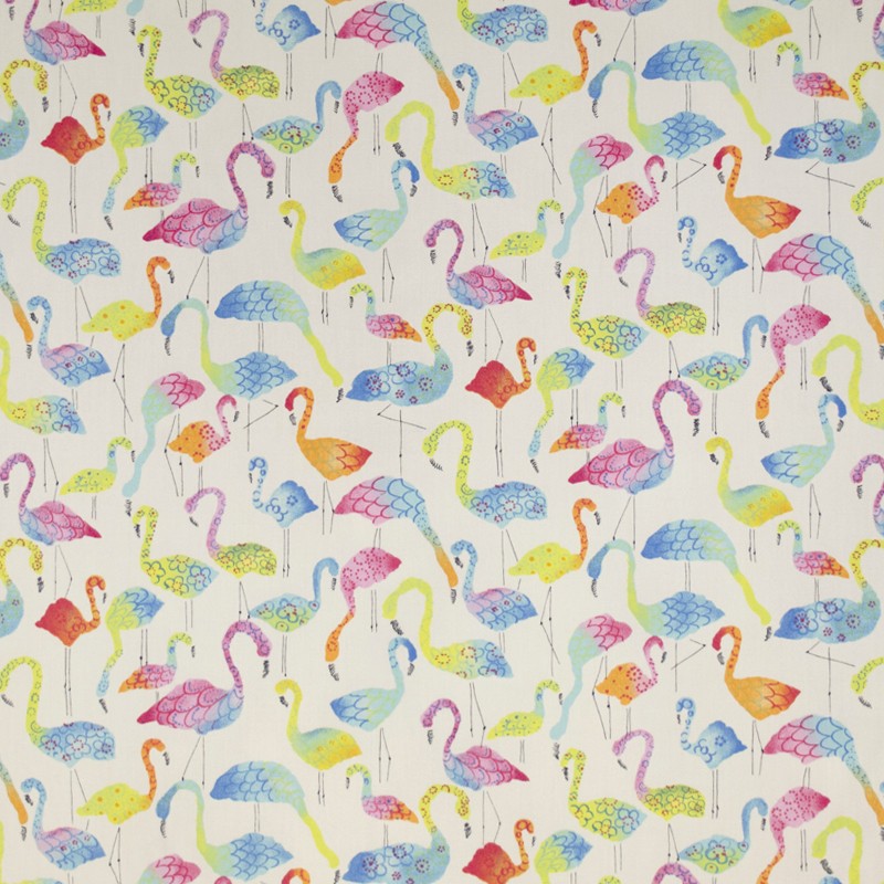 Tela Infantil Flamencos Multicolor - Ribes y Casals