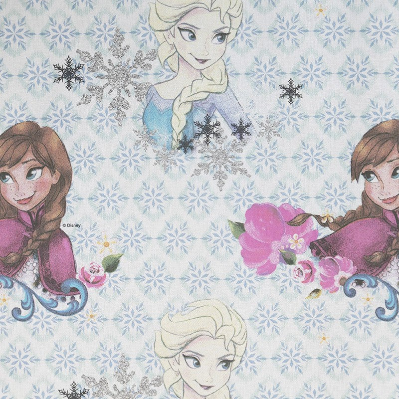 Tela Infantil Princesas Frozen Hielo - Ribes y Casals