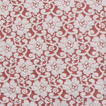 Tela Jacquard Encaje Rojo - Ribes y Casals