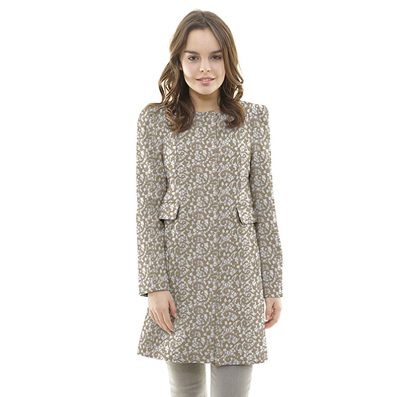 Tela Jacquard Fancy Crudo - Ribes y Casals