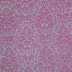 Tela Jacquard Flor Rosa - Ribes y Casals