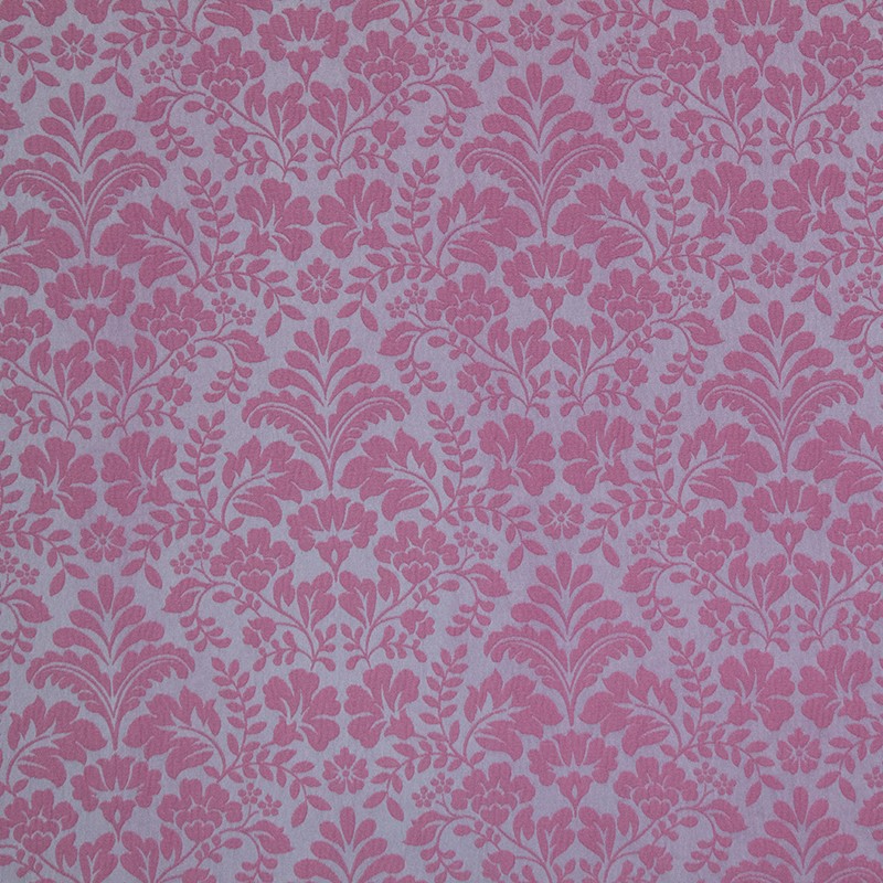 Tela Jacquard Flor Rosa - Ribes y Casals