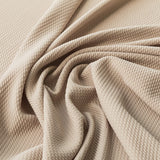 Tela Punto Jacquard Geométrico Beige - Ribes y Casals
