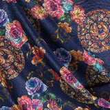 Tela Jacquard Japan Azul Eléctrico - Ribes y Casals