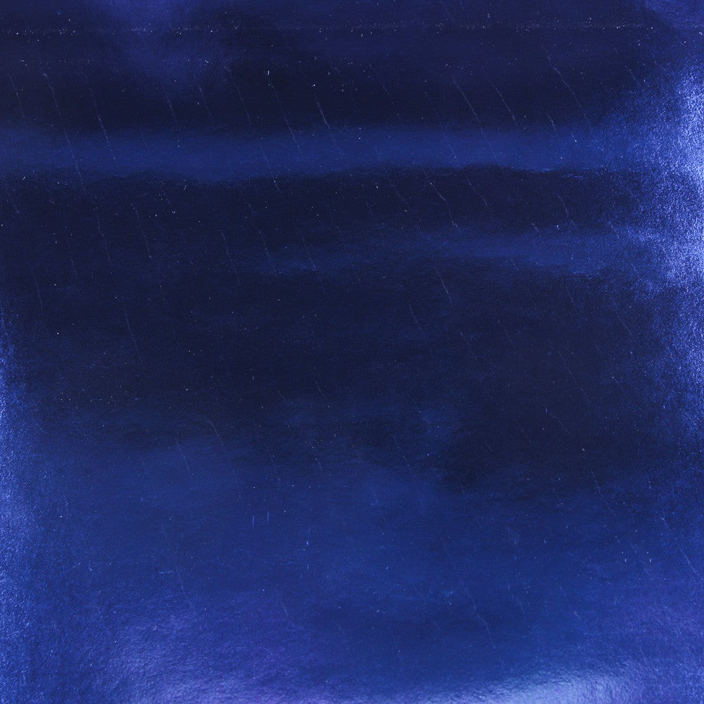 Tela Kraft Text Azul Metal - Ribes y Casals