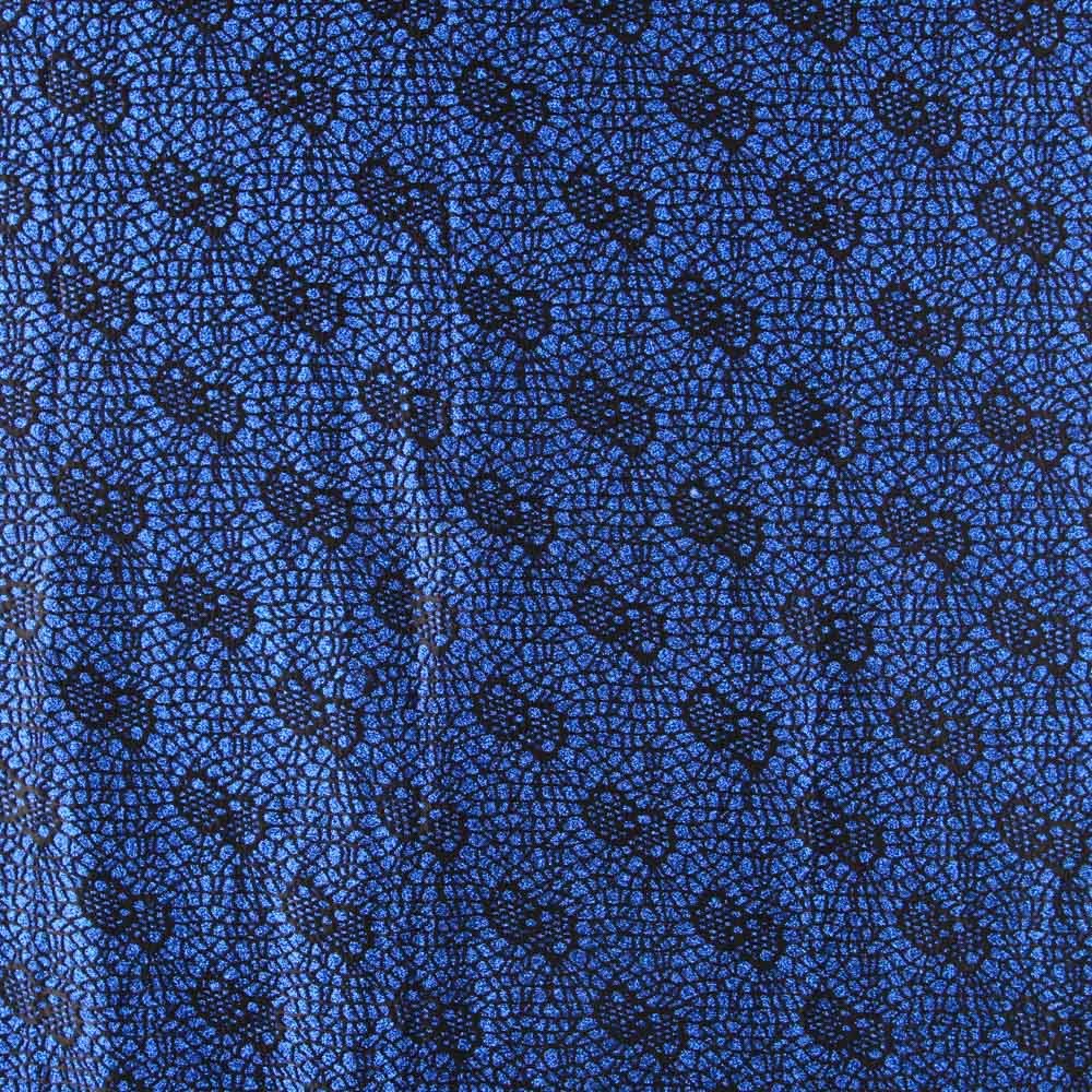 Tela Lamé Araña Azulón - Ribes y Casals