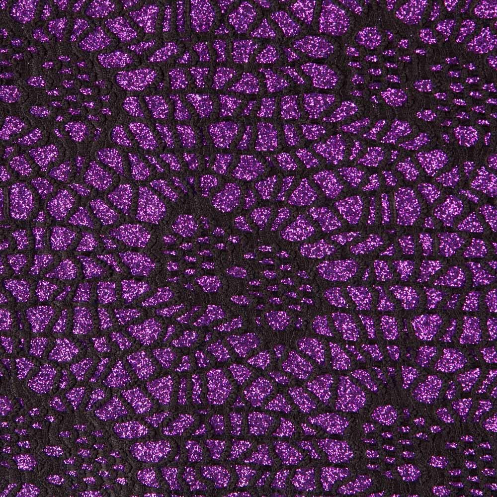 Retal Tela Lamé Araña Morado 120x145 cm - Ribes y Casals