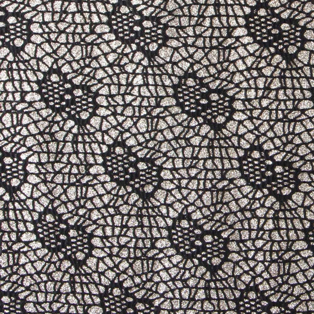 Tela Lamé Araña Plata - Ribes y Casals