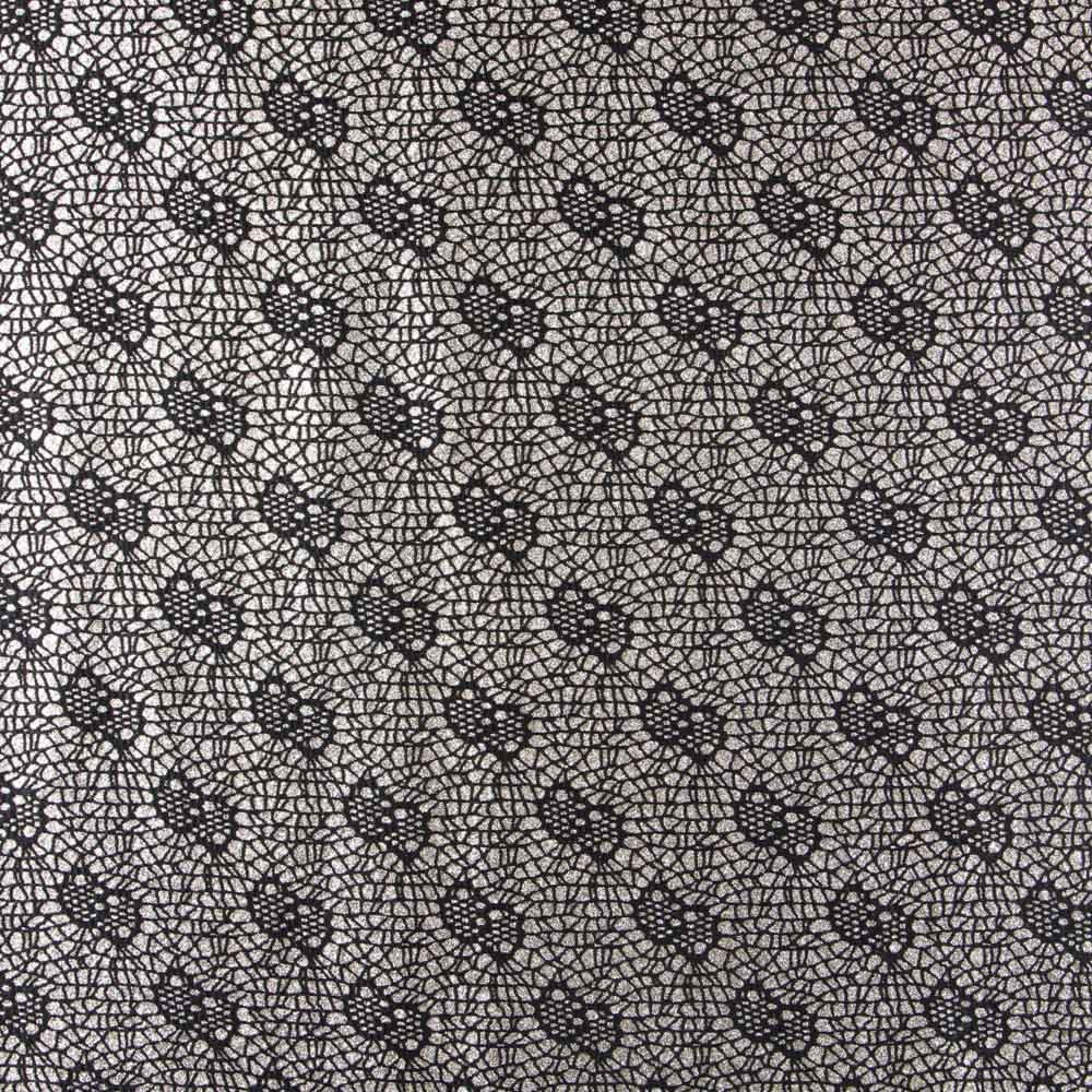 Tela Lamé Araña Plata - Ribes y Casals