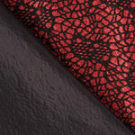 Tela Lamé Araña Rojo - Ribes y Casals