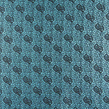 Tela Lamé Araña Turquesa - Ribes y Casals