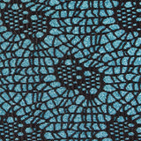 Tela Lamé Araña Turquesa - Ribes y Casals