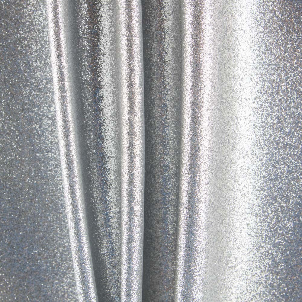 Tela Lamé Glitter Plata - Ribes y Casals