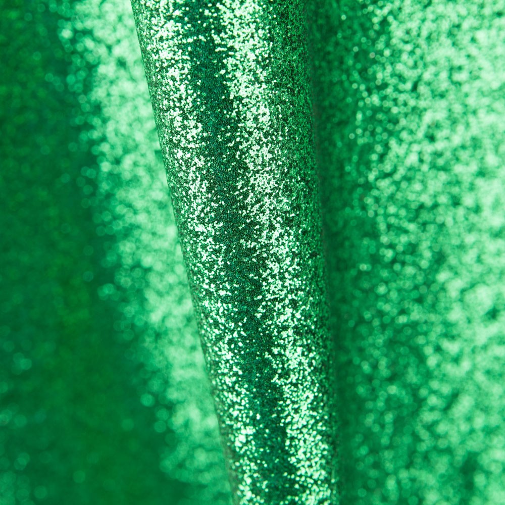Tela Lamé Glitter Verde - Ribes y Casals