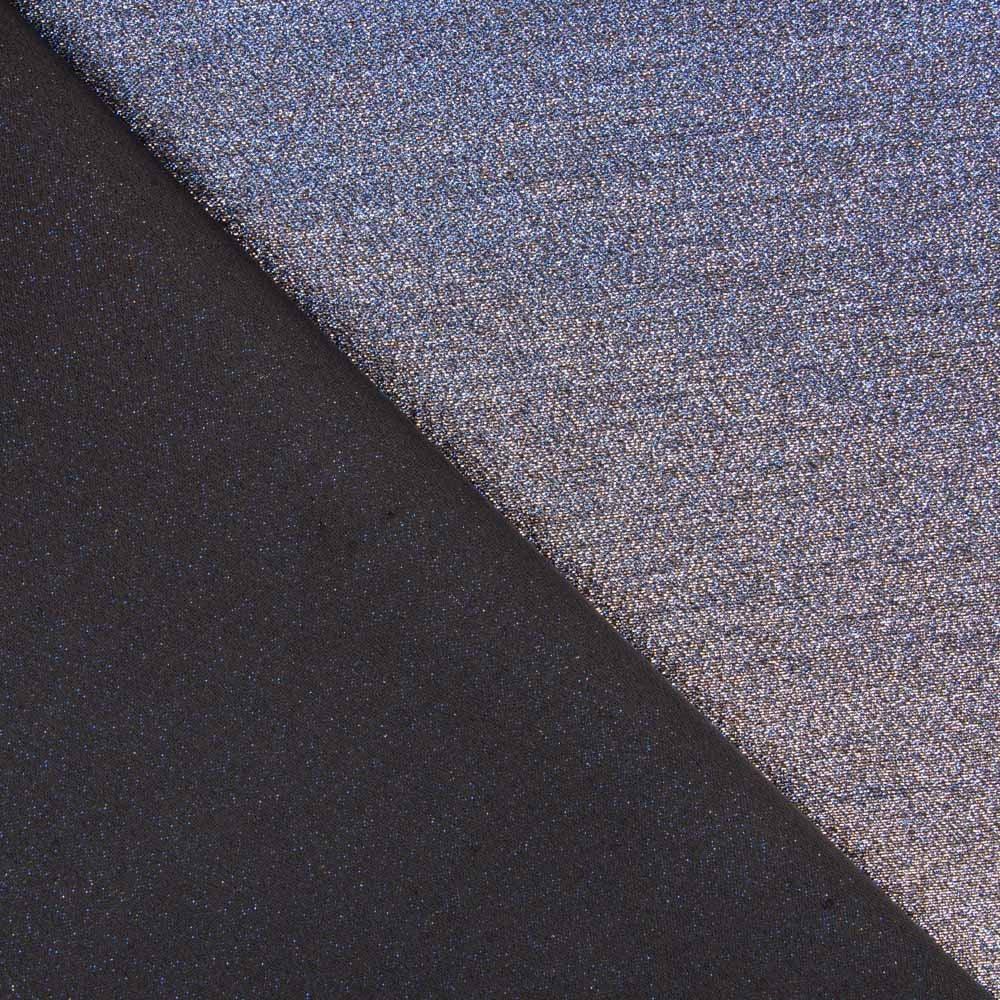 Retal Tela Lamé Tornasol Azulón 100x150cm - Ribes y Casals