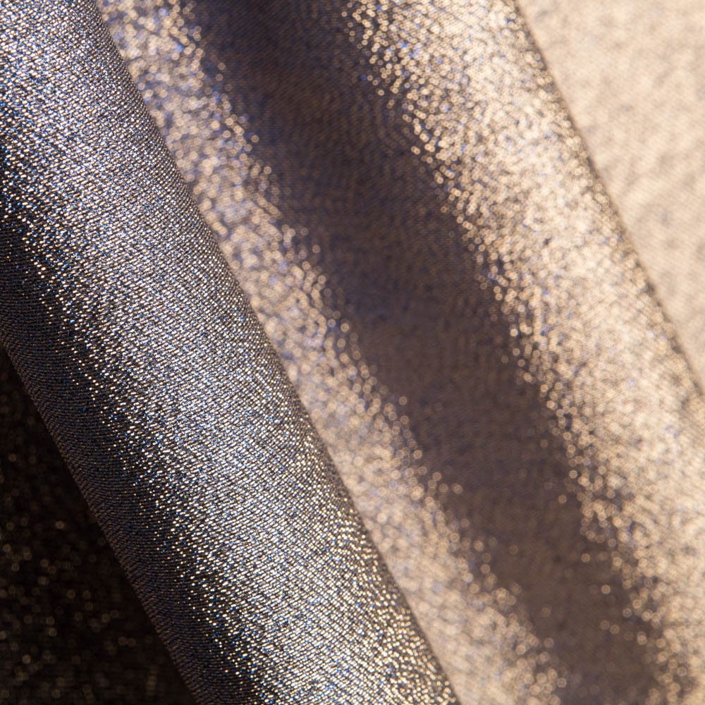 Retal Tela Lamé Tornasol Azulón 100x150cm - Ribes y Casals