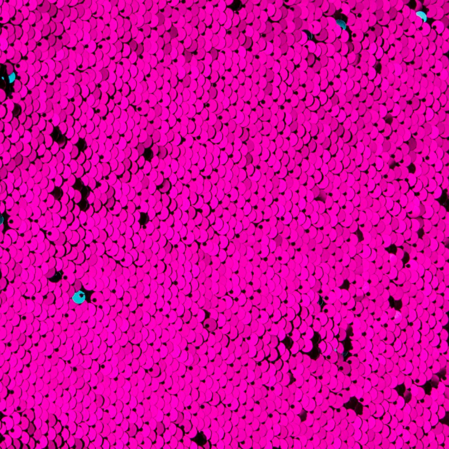 Tela Lentejuela Dos Caras Fucsia-Turquesa - Ribes y Casals