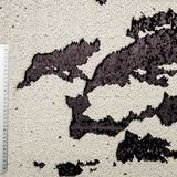 Tela Lentejuela Dos Caras Negro-Blanco - Ribes y Casals