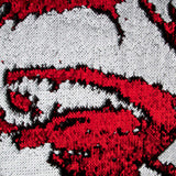 Tela Lentejuela Dos Caras Plata-Rojo - Ribes y Casals