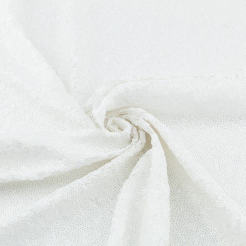 Tela Lentejuela Spandex Blanca - Ribes y Casals