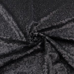 Tela Lentejuela Spandex Negra - Ribes y Casals