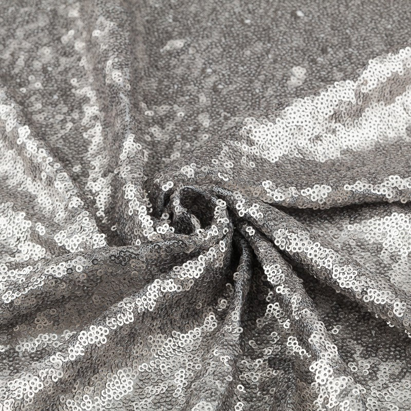 Tela Lentejuela Spandex Plata - Ribes y Casals