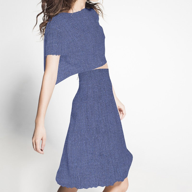 Tela Lino Navy - Ribes y Casals