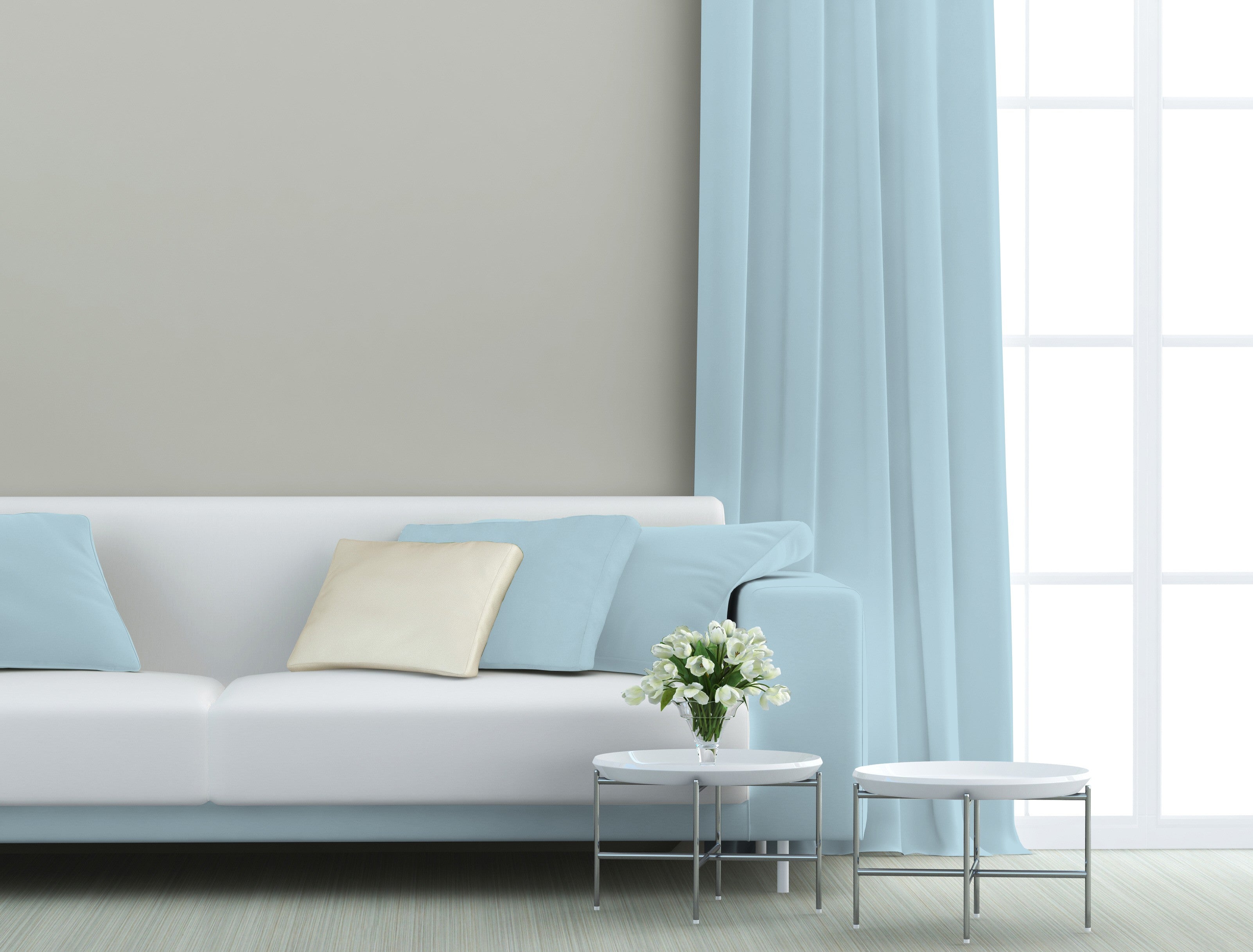 Tela Loneta Azul Celeste - Ribes y Casals