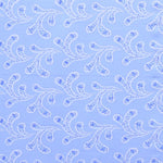 Tela Loneta Cachemir Fondo Azul Cielo - Ribes y Casals