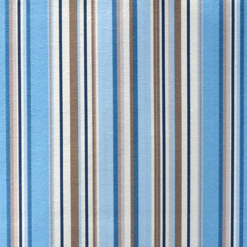 Tela Loneta Estampada Rayas Azules - Ribes y Casals