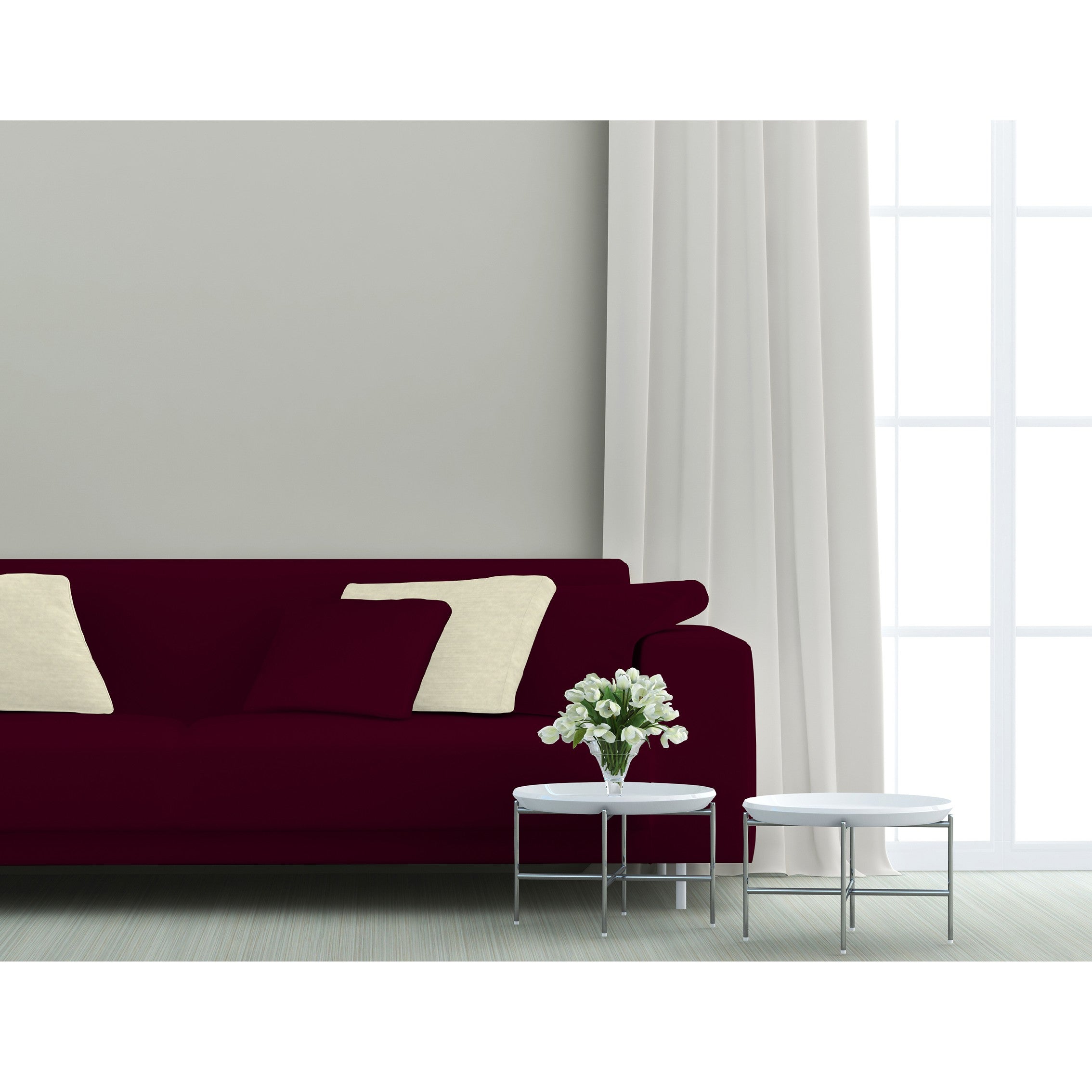 Tela Loneta Burdeos - Ribes y Casals