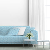 Tela Loneta Jacquard Azul Cielo - Ribes y Casals