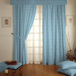 Tela Loneta Jacquard Azul Cielo - Ribes y Casals