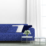 Tela Loneta Jacquard Azulón - Ribes y Casals