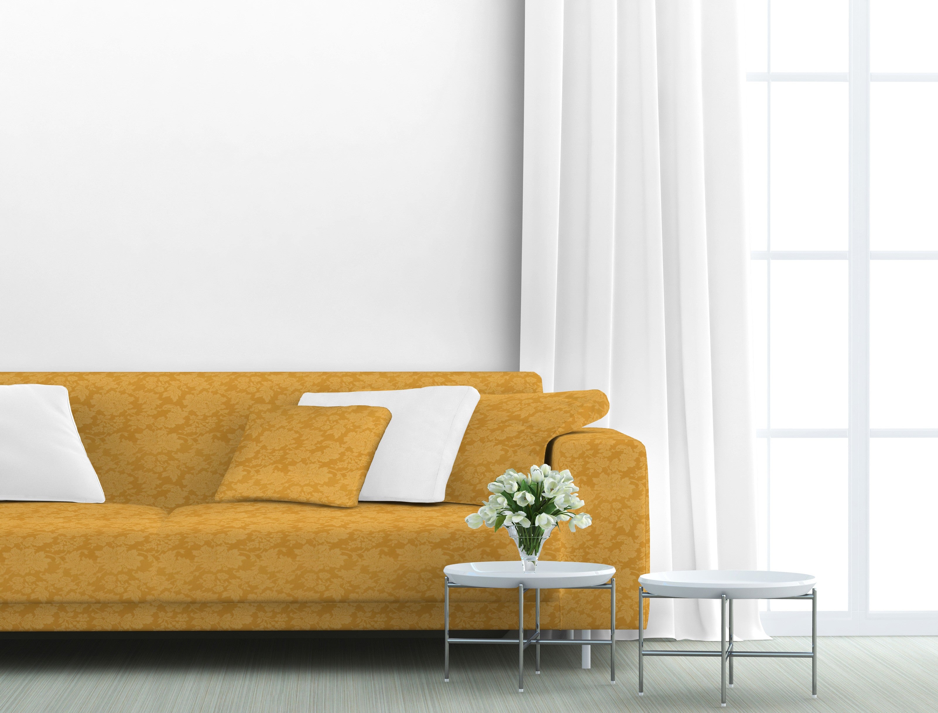 Tela Loneta Jacquard Oro - Ribes y Casals