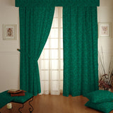 Tela Loneta Jacquard Verde - Ribes y Casals