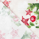 Tela Loneta Navidad Adornos Estrella - Ribes y Casals