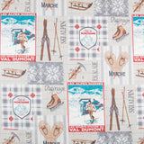 Tela Loneta Navidad Alpes - Ribes y Casals