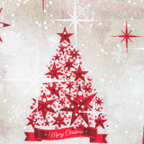 Tela Loneta Navidad Arbol Rojo - Ribes y Casals