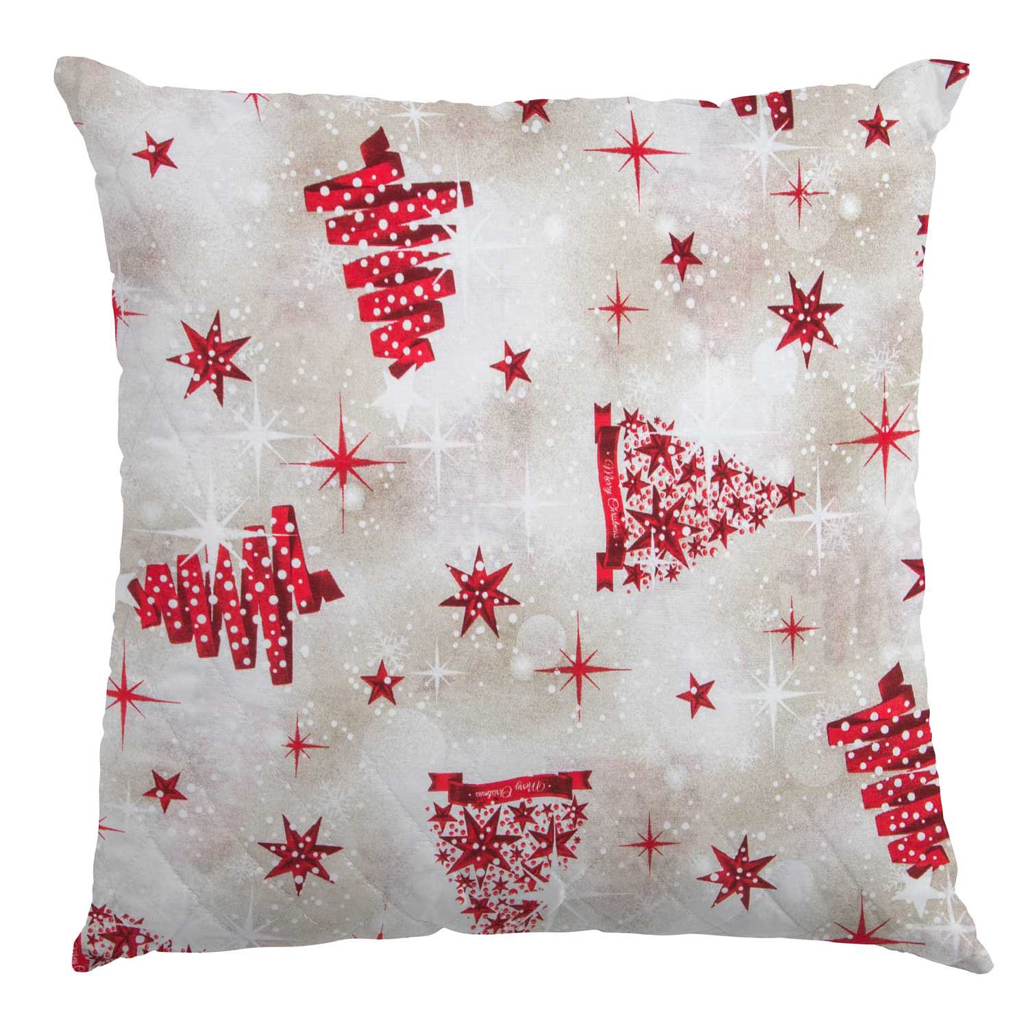 Tela Loneta Navidad Arbol Rojo - Ribes y Casals