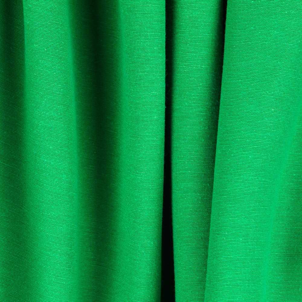 Retal Tela Loneta Verde Croma 110x280cm - Ribes y Casals