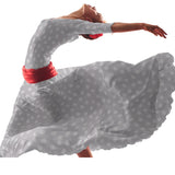 Tela Lunares Jacquard Gris - Ribes y Casals