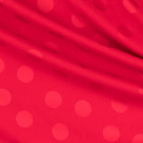 Tela Lunares Jacquard Rojo - Ribes y Casals