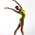 Tela Lycra Brillante Amarillo Fluor - Ribes y Casals