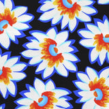 Tela Lycra Estampada Margaritas Blancas - Ribes y Casals
