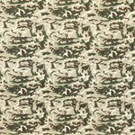 Tela Lycra Estampada Militar Beige - Ribes y Casals