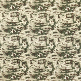 Tela Lycra Estampada Militar Beige - Ribes y Casals