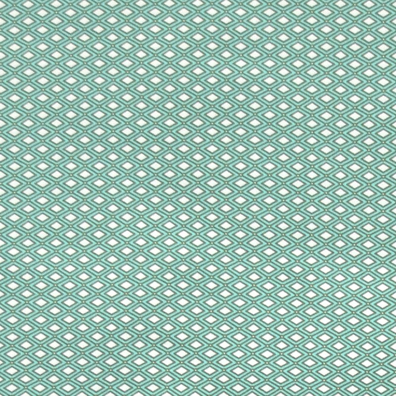 Tela Lycra Estampada Rombos Verdes - Ribes y Casals