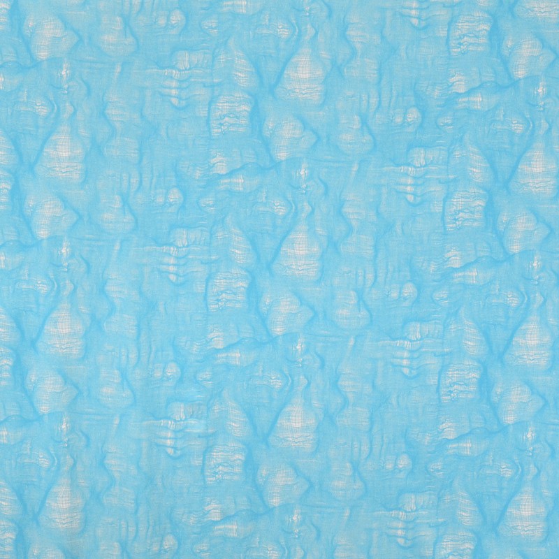 Tela Lycra Estampada Trama Azul - Ribes y Casals